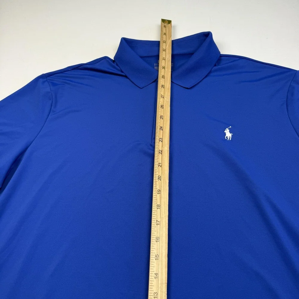 Polo Ralph Lauren Polo Shirt Mens 2XL Blue Golf Performance Stretch Tech